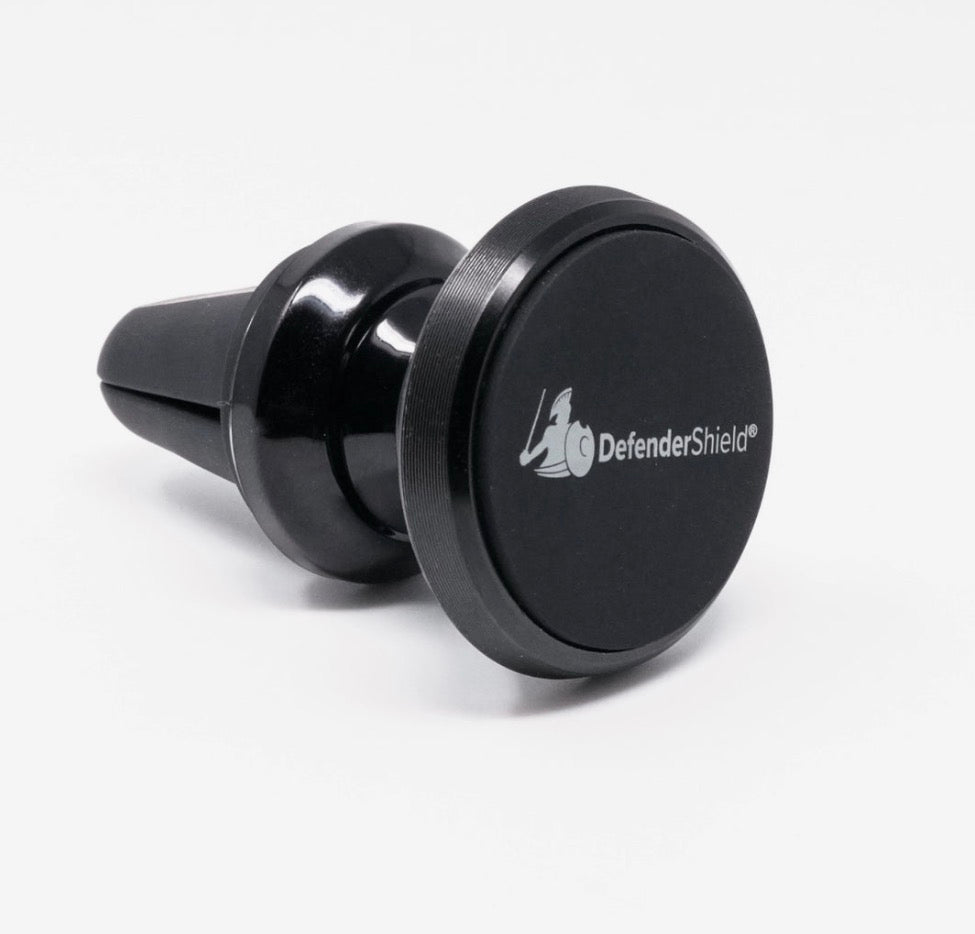 DefenderShield Magnetic Car Vent Phone Mount | Hands-Free EMF Distance