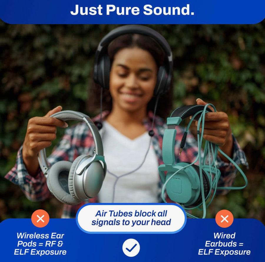 The Acoustic Stethoscope Effect: Why Air Tubes Are the Only True Zero-EMF Headphone Solution