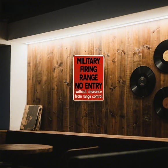 50% OFF - Castora Military Shooting Range - Wall Art - Man’s Cave - Retired Military Personnel Gift