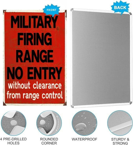 50% OFF - Castora Military Shooting Range - Wall Art - Man’s Cave - Retired Military Personnel Gift