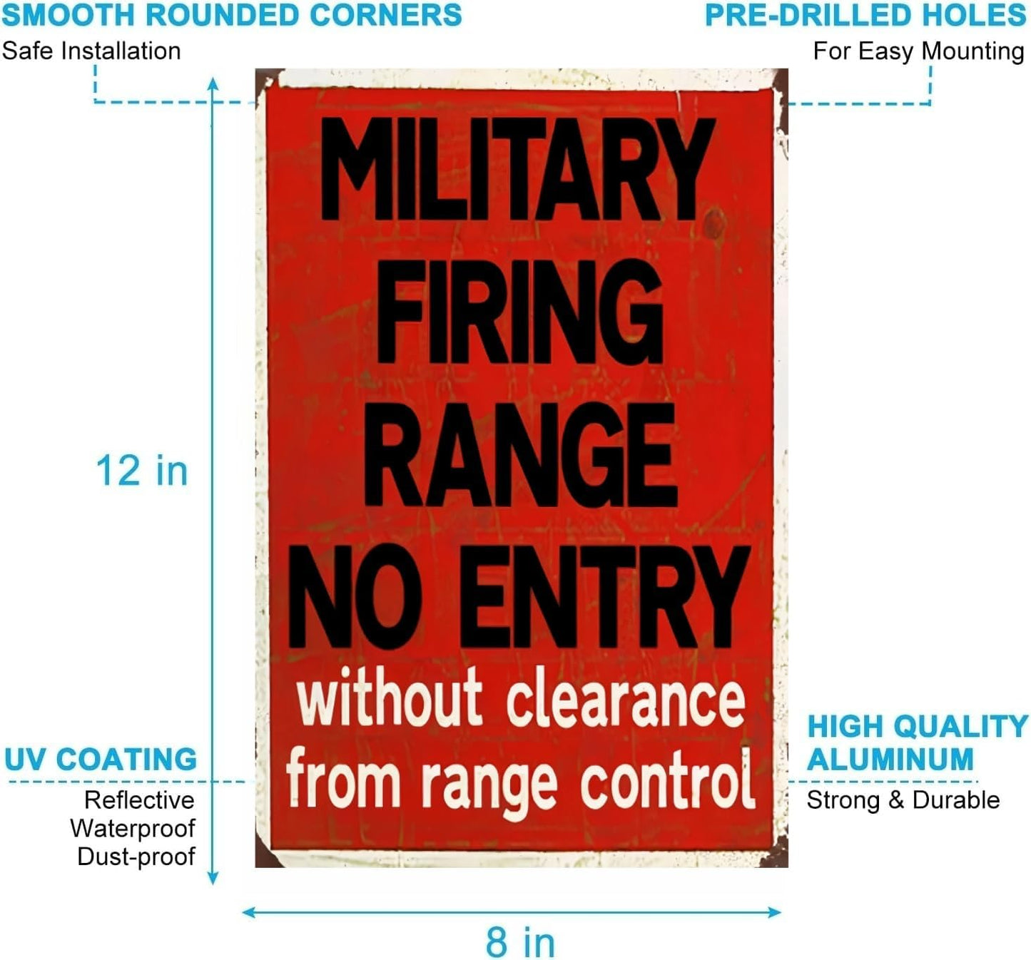 50% OFF - Castora Military Shooting Range - Wall Art - Man’s Cave - Retired Military Personnel Gift