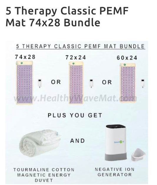 5-Therapy Classic PEMF Mat Bundle Certified 